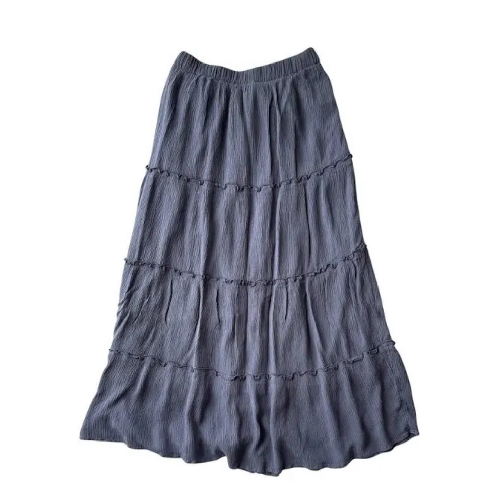 Hollister Navy Maxi Skirt